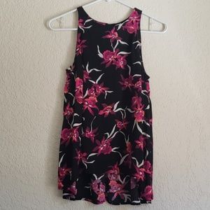 Tropical Floral Old Navy Sleeveless Blouse